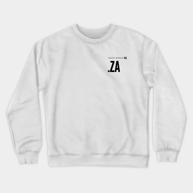 South Africa .ZA  domain Crewneck Sweatshirt by felipesasaki